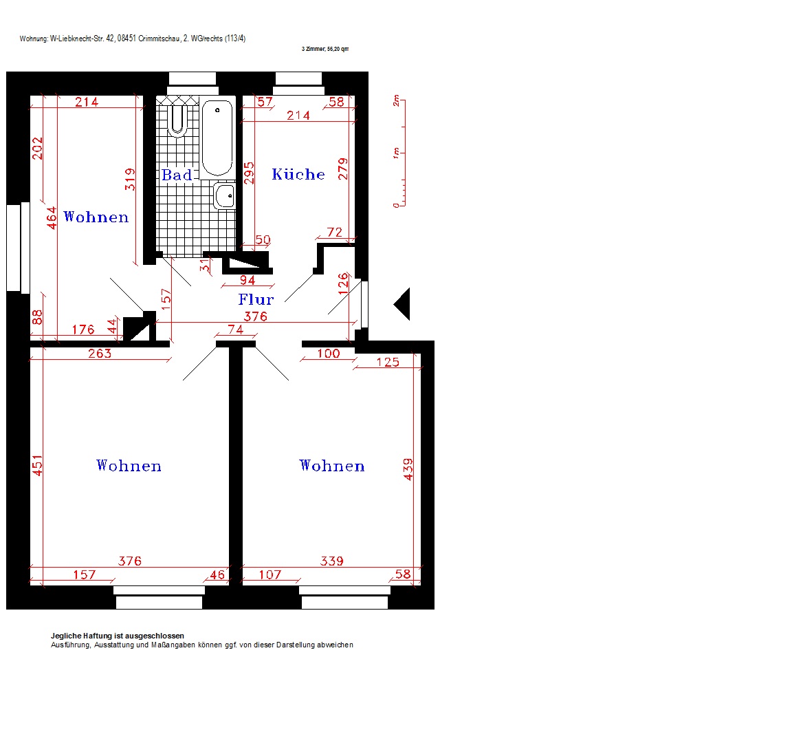 Lichtdurchflutete 3-Raum-Wohnung in gemütlicher Stadtrandlage Crimmitschaus - Photo 5