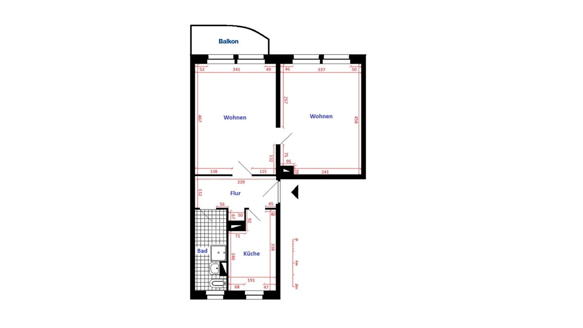 2-Raum-Wohnung mit Balkon in schöner Wohnlage - Photo 5