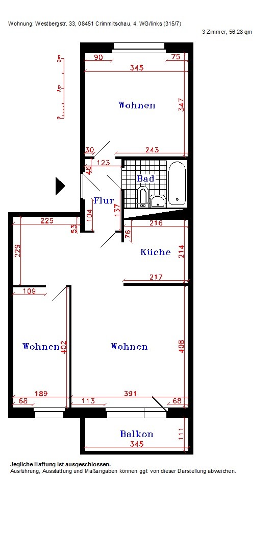 Helle 3-Raum-Wohnung zum Wohlfühlen - Photo 5